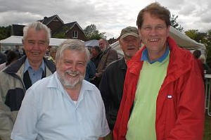 v.l.n.r.: Hans-Peter Sager, Dietrich Herms, Klaus Boostedt und Gero Storjohann.
